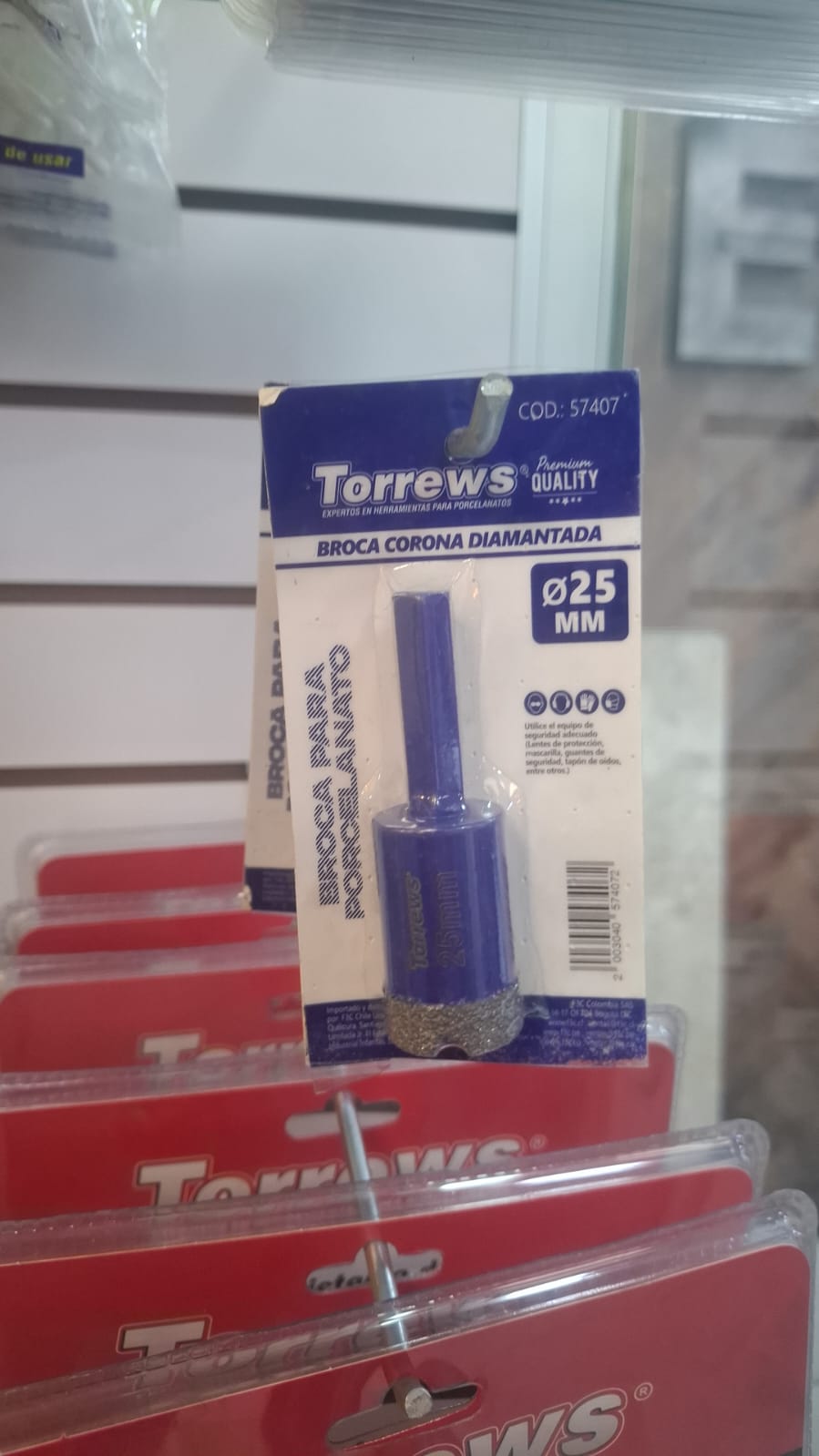 (COPA) BROCA CORONA DIAMANTADA 25MM